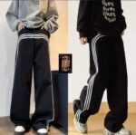 Baggie White strip Jeans - Image 2