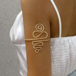 Minimalist Aesthetic Arm Bracelet